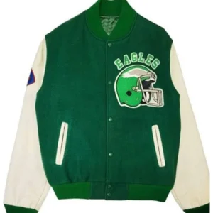Vintage 80s Philadelphia Eagles Varsity Jacket