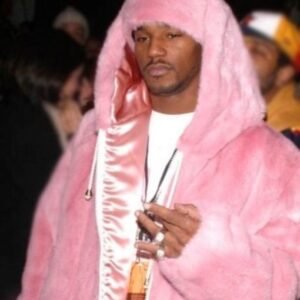 Cam Ron Pink Fur Coat