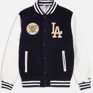 LA Dodgers Black Varsity Jacket