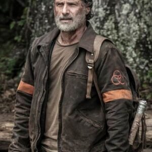 The Walking Dead 2024 Rick Grimes Brown Jacket