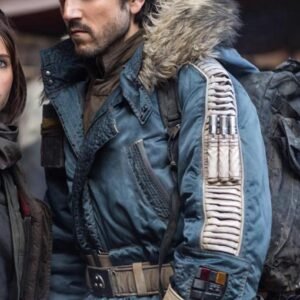 Cassian Andor Star Wars Rogue One Captain Parka Jacket