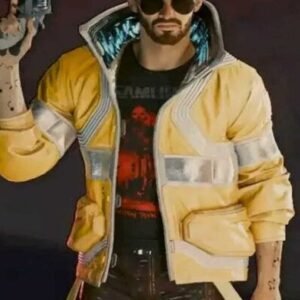 David Martinez Cyberpunk 2077 Yellow Leather Jacket