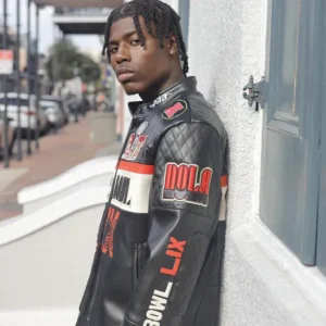 NFL Super Bowl 59 Pinnacle Moto Leather Jacket