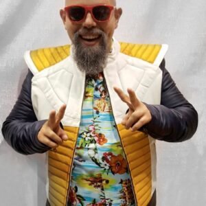 Saiyan Prince Armor Leather Jacket – Inspired by Vegeta