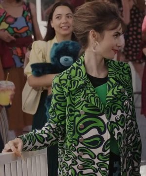Emily-in-Paris-S03-Emily-Cooper-Green-White-Paisley-Print-Coat-300x360