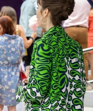 Emily-in-Paris-Season-3-Emily-Cooper-Green-and-White-Paisley-Print-Coat-300x360