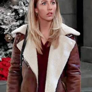 Eden McCoy General Hospital Shearling Jacket