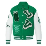 Green-Louis-Vuitton-Varsity-Jacket