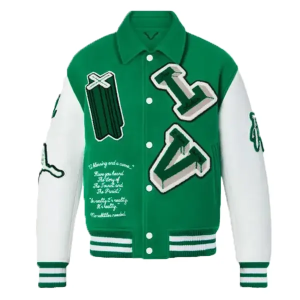 Green-Louis-Vuitton-Varsity-Jacket