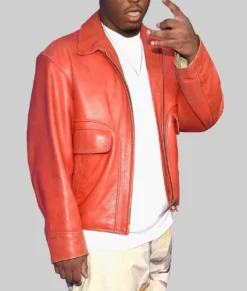 Juice-WRLD-Orange-Leather-Jacket-4-247x291