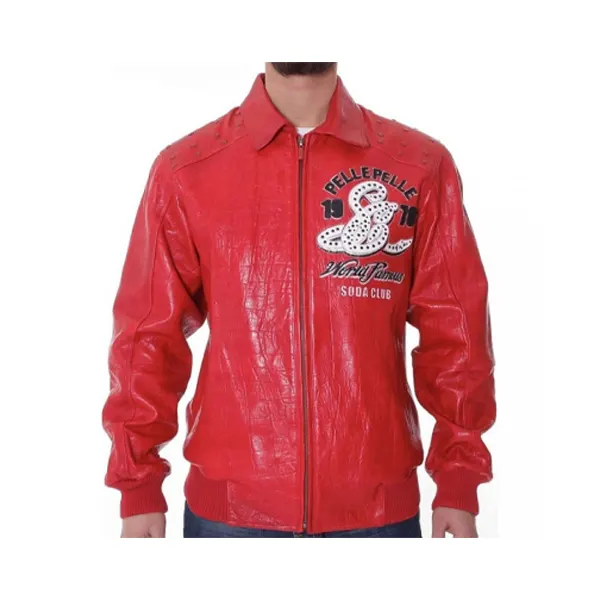 Pelle-Pelle-Soda-Club-Red-Leather-Jacket