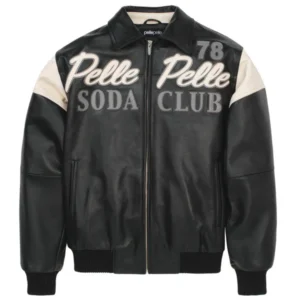 Pelle Pelle Red & BLack Soda Club Plush Jacket | Pelle Pelle Store