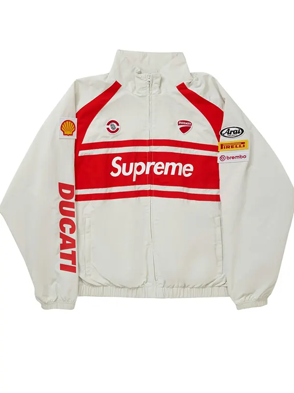 Supreme-Ducati-Track-Jacket-White