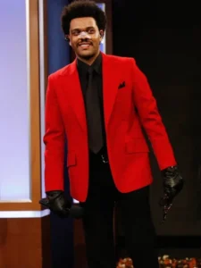 The-Weeknd-Red-Blazer