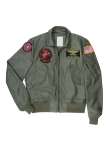 Top-Gun-Lady-Gaga-Jacket-Green