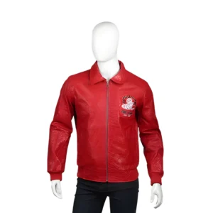Pelle Pelle Soda Club red Leather Jacket