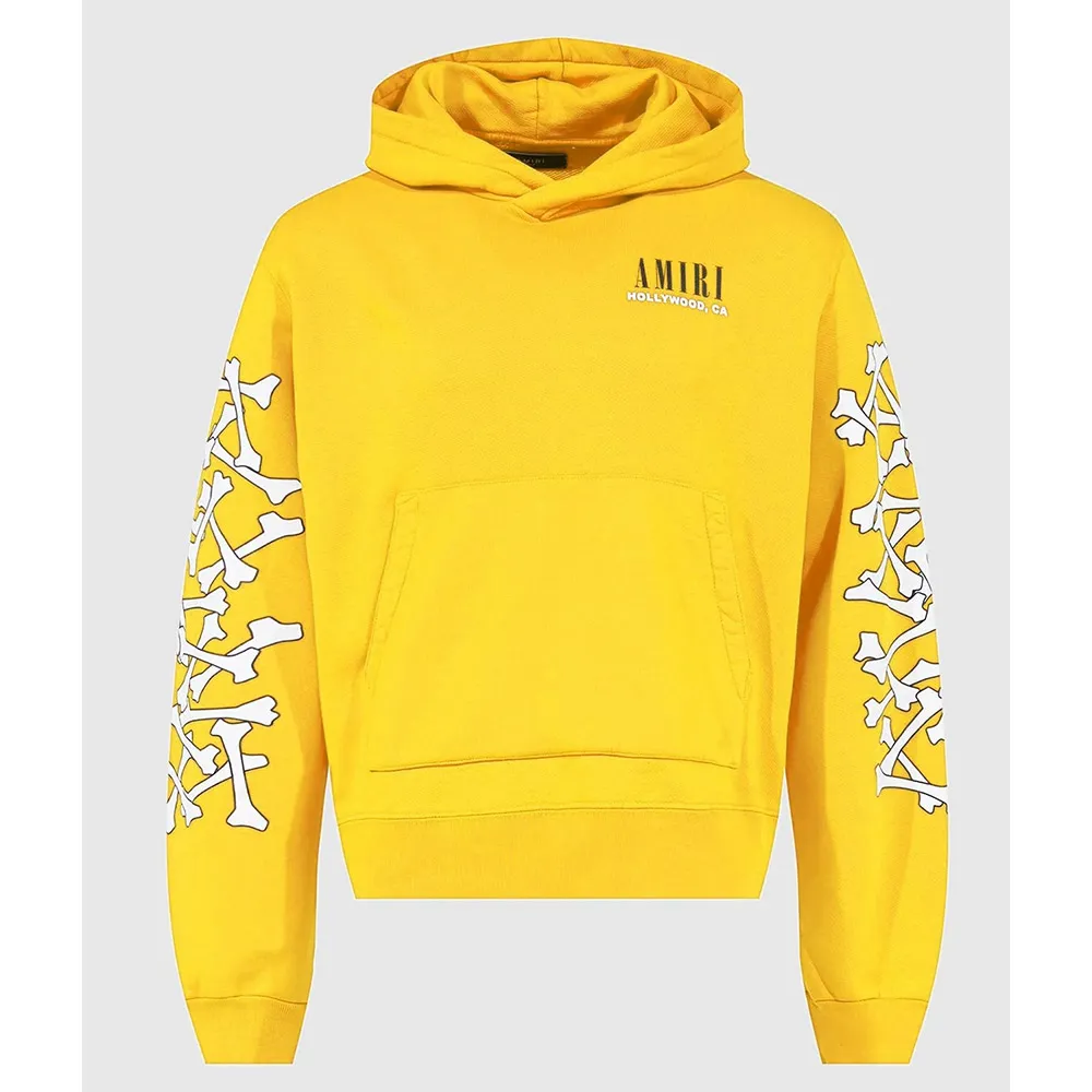 amiri-bones-yellow-hoodie