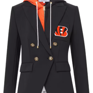 Cincinnati Bengals Veronica Beard Black Dickey Jacket