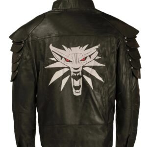 Cyberpunk V's Samuraii Wolf School Leather Jacket