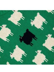 lady-diana-green-and-white-sheep-knitted-sweater