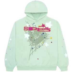 Sp5der SP5 Mint Hoodie