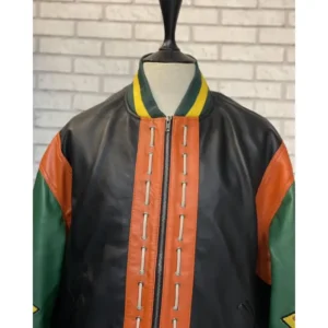 Pelle Pelle American Soda Club Varsity Jacket | Black Green