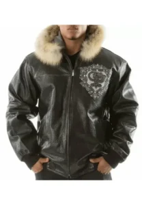 pelle-pelle-black-pp-crest-fur-hood-jacket-510x736