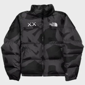 KAWS Mens Retro 1996 North Face Black Jacket