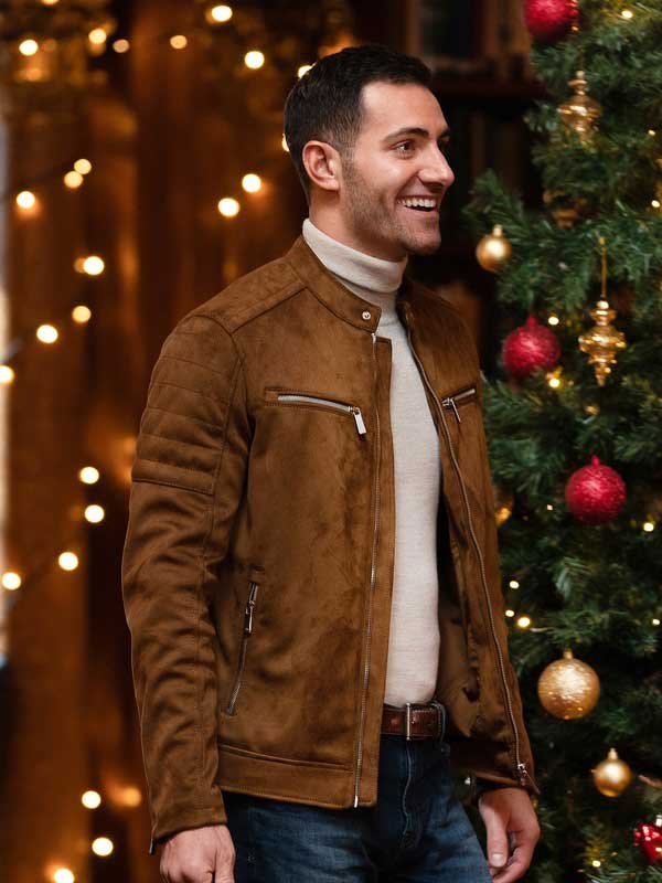 12-dates-of-christmas-garrett-marcantel-jacket 3 12 Dates Of Christmas Garrett Marcantel jacket inspired by the character's stylish movie look.