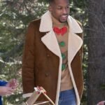 12 Dates Of Christmas Season 2 Anthony Assent brown coat inspired by the character's stylish appearance.