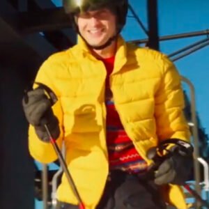 12 Dates Of Christmas Season 2 Tyson Pettitt yellow jacket inspired by the character's vibrant style.