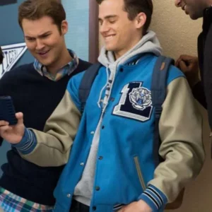Liberty High 13 Reasons Why varsity jacket school logo inspired TV series jacket