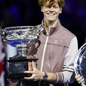 2024 Australian Open Training Jacket Worn by Jannik Sinner
