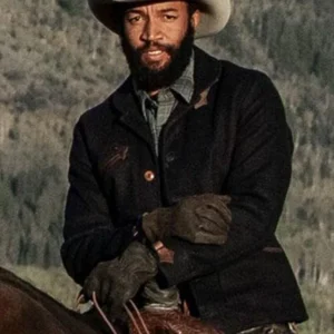 Colby Yellowstone Denim Richards wool jacket brown western ranch style warm men’s outerwear coat