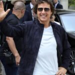 Tom Cruise Mission Impossible 8 Black Jacket stylish black outerwear inspired by Ethan Hunt's action-packed look.