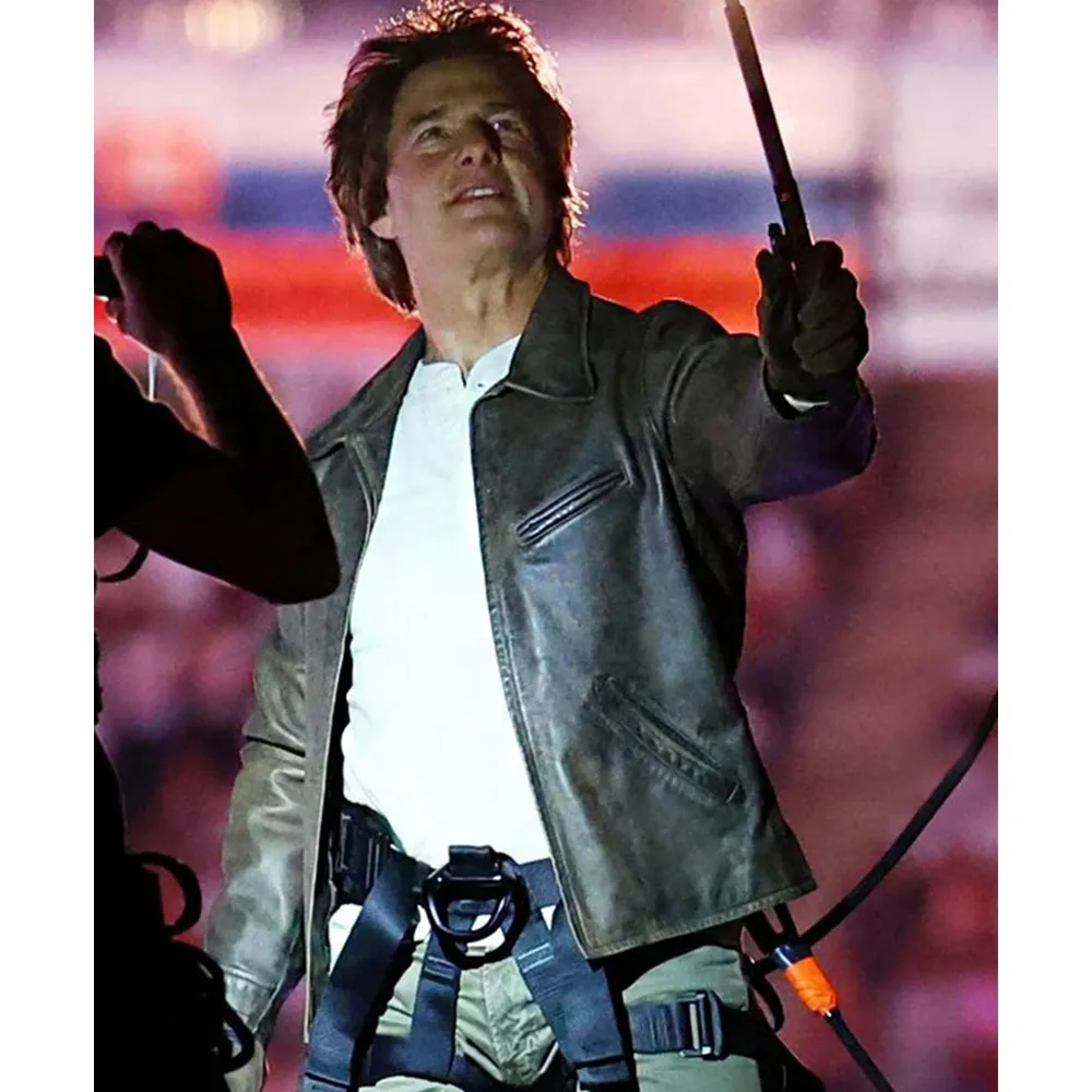 mission-impossible-the-final-reckoning-leather-jacket 14- Black leather jacket inspired by Mission Impossible Final Reckoning action film style