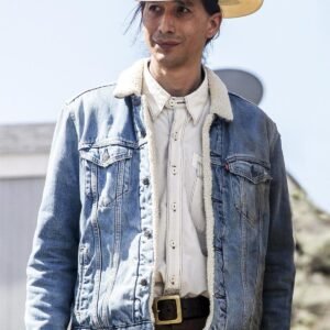 Gerald Tokala Yellowstone denim jacket Sam Stands Alone Western ranch style casual jacket