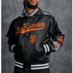 OVO x San Francisco Giants inspired bomber jacket premium streetwear design