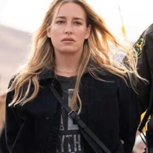 Summer Higgins Yellowstone Leather Jacket inspired by Piper Perabo TV series outfit