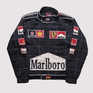 Marlboro F1 Ferrari Racing Jacket with Vintage Motorsport Style